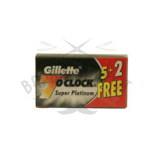 Lamette Gillette 7 O?Clock Super Platinum 1 pacchetto da 5 + 2 lame