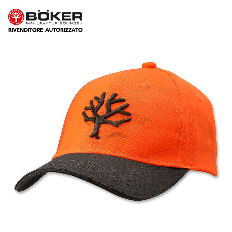 Cappellino con Visiera Cap orange Boker 09BO103