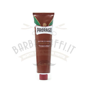 Proraso Sapone Barba Sandalo e Karite tubo rosso New 150 ml