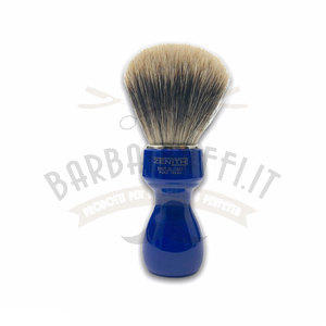 Pennello Barba Manico Blu Genziana Ciuffo Manchurian Zenith 507BG PP21