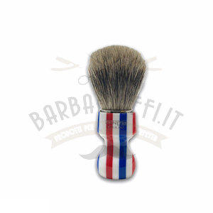 Pennello Barba Manico Barber Pole Ciuffo Best Badger Zenith 506BP PP21