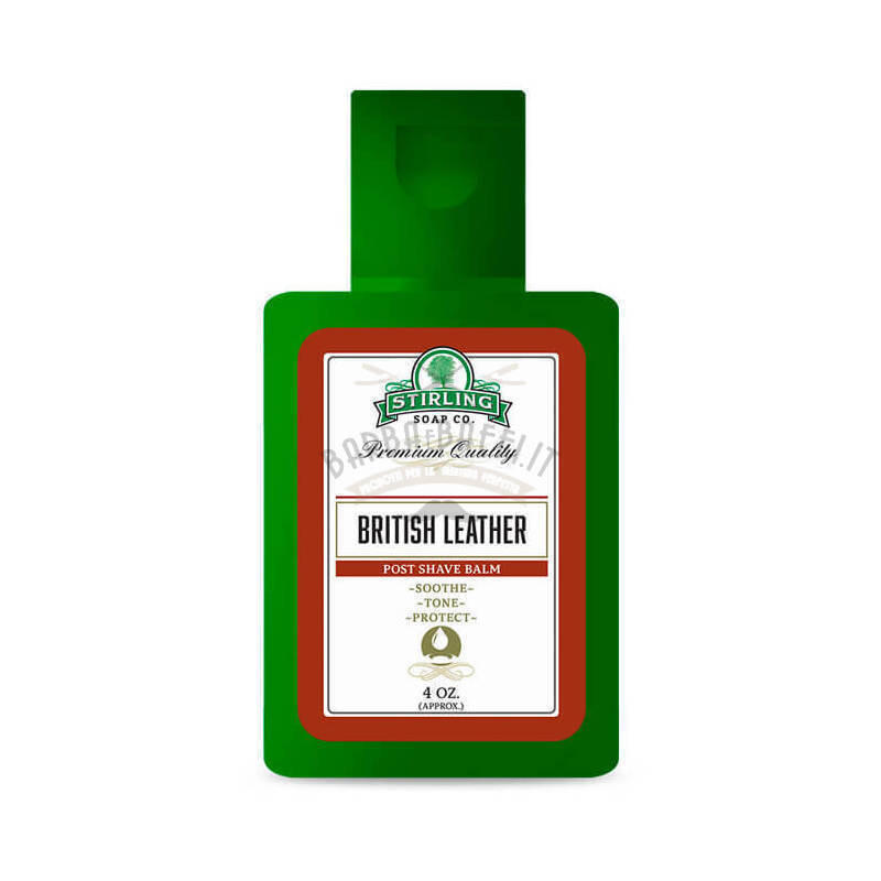 After Shave Balm British Leather Stirling 118 ml