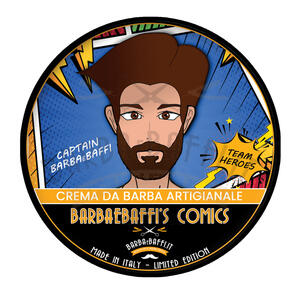 Crema da Barba Comics Heroes Captain Barbaebaffi 150 ml